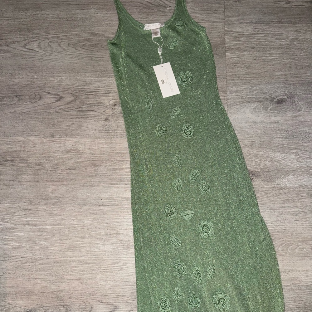 Caroline Constas Sage Floral Maxi Dress - Picture 4 of 7